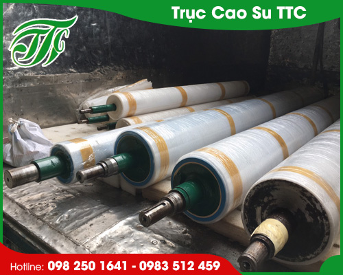 Trục cao su in Flexo